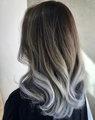Brown to Gray Ombre